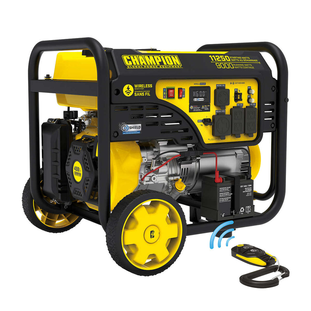 Champion 11,250 Watt Gas Portable Generator with Remote Start