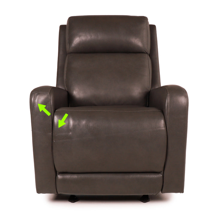 Synergy Home Arnie Leather Power Recliner