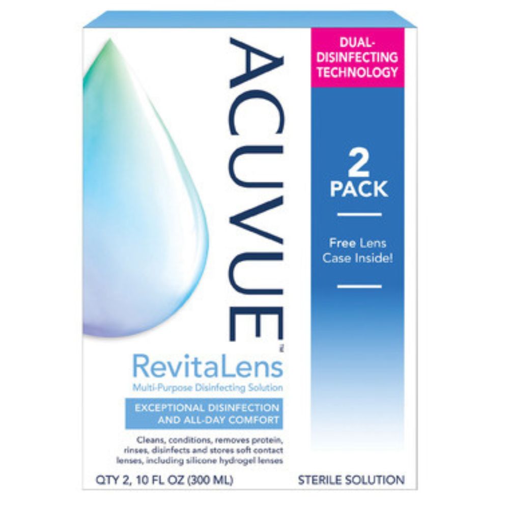 ACUVUE RevitaLens Multi-Purpose Disinfecting Solution - 2-Pack