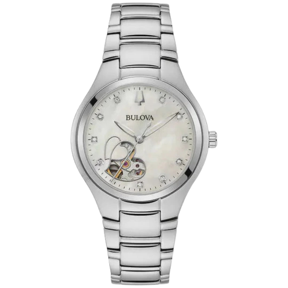 Bulova - Montre classic avec cadran en nacre blanche - 96P234