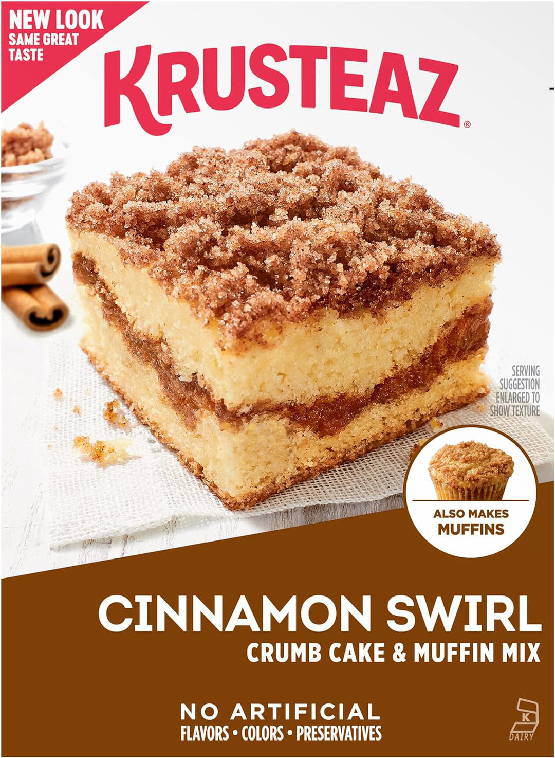 Krusteaz - Mélange de miettes et muffins à la cannelle