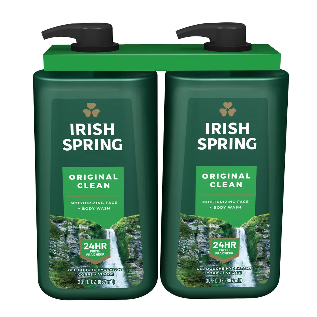 Irish Spring - Gel douche, 2 x 887 mL