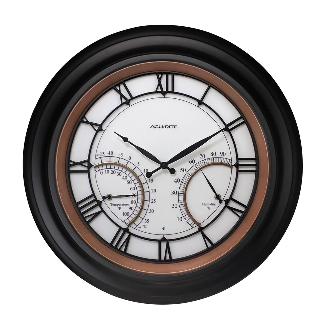 AcuRite Illuminated LED Indoor/Outdoor Wall Clock