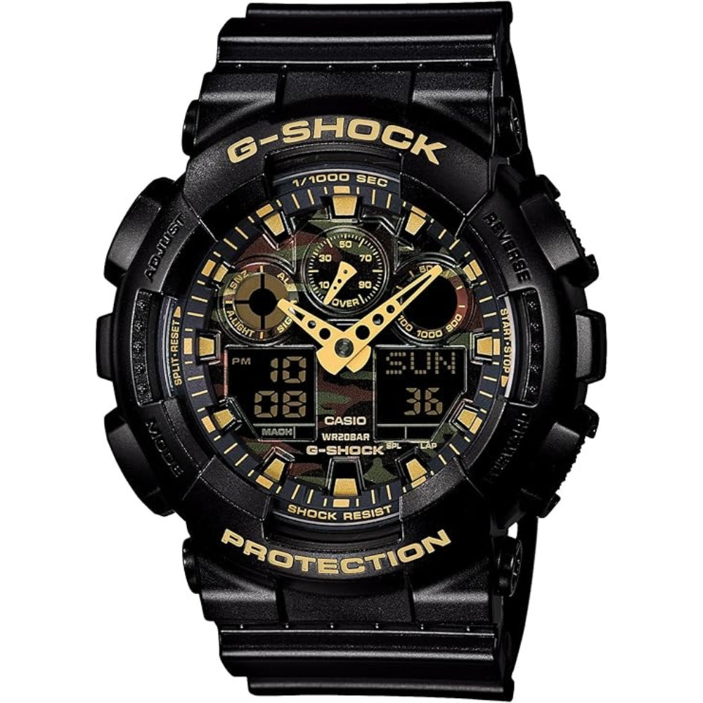 Casio - Montre G-Shock camouflage - GA 100CY-1A