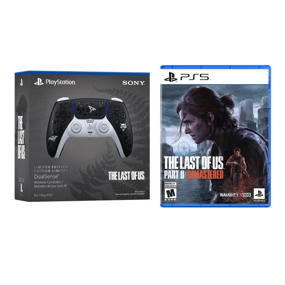 PlayStation - Ensemble manette sans fil édition limitée avec jeu The Last of Us Part 2