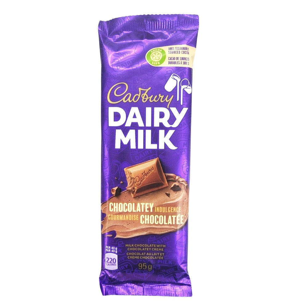 Cabury Dairy Milk - Barre de chocolat 95g