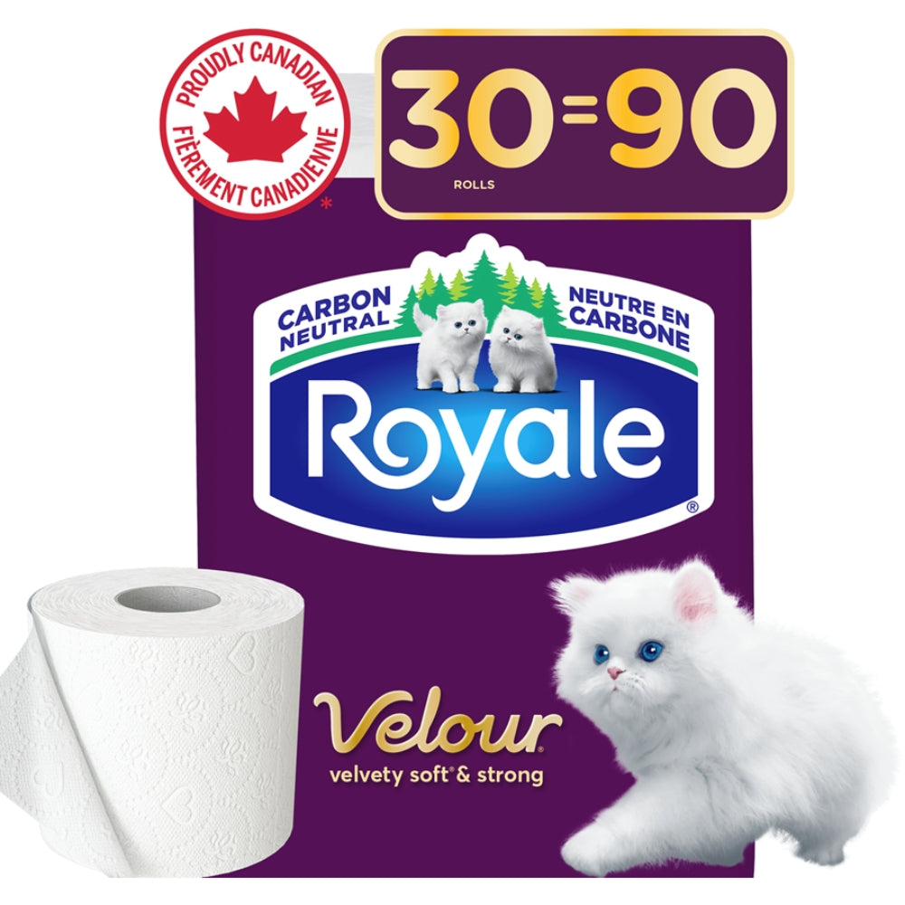 Royale - Papier toilette velours, 30 rouleaux