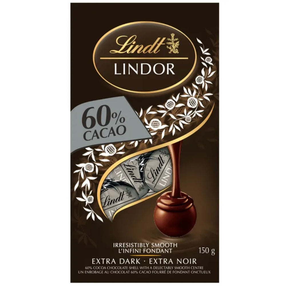 Lindt 60% Cacao Chocolate Truffles Bag - 150 g