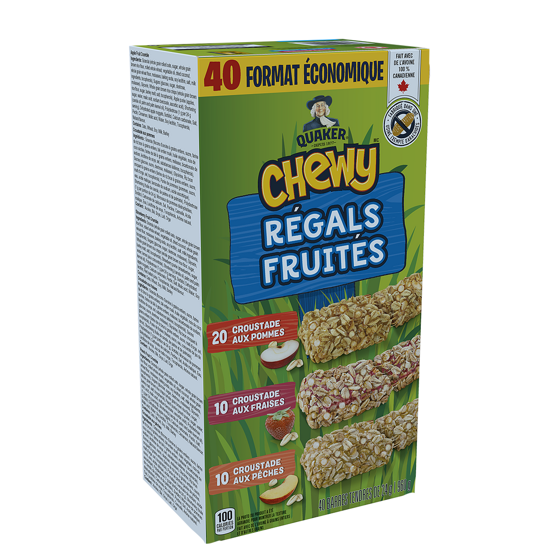 Quaker Chewy® Fruit Crumble Granola Bars