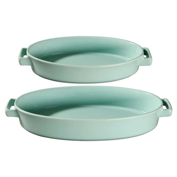 Martha Stewart - Stoneware Oval Bakeware Set, 2 Piece