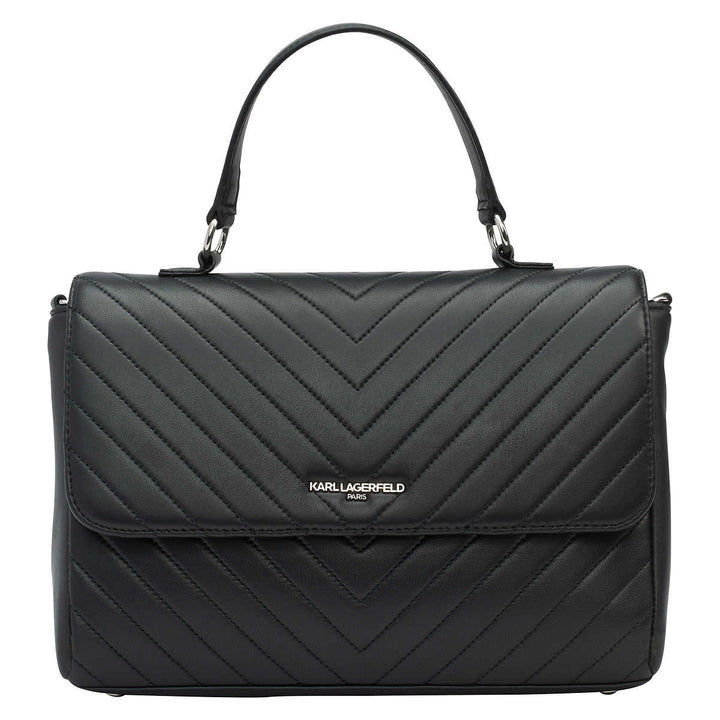 Karl Lagerfeld – Genuine leather handbag model “Charlotte”