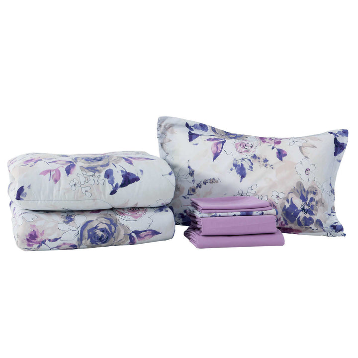 Berkshire Life Bed in a Bag 7-Piece Complete Bed Set