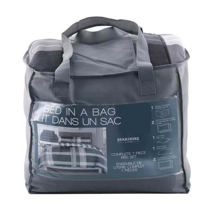 Berkshire Life Bed in a Bag 7-Piece Complete Bed Set