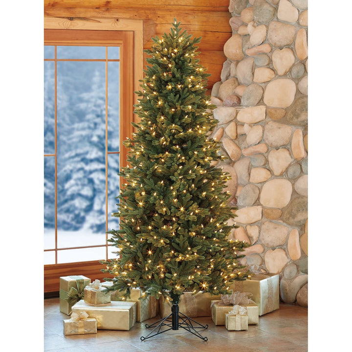 Aspen EZ Connect Slim Pre-Lit Artificial Christmas Tree with 450 SureBright LED Lights - 6.5' (6.5 ft)