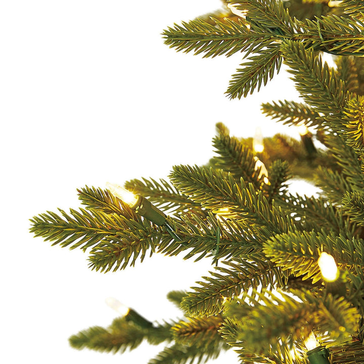 Aspen EZ Connect Slim Pre-Lit Artificial Christmas Tree with 450 SureBright LED Lights - 6.5' (6.5 ft)