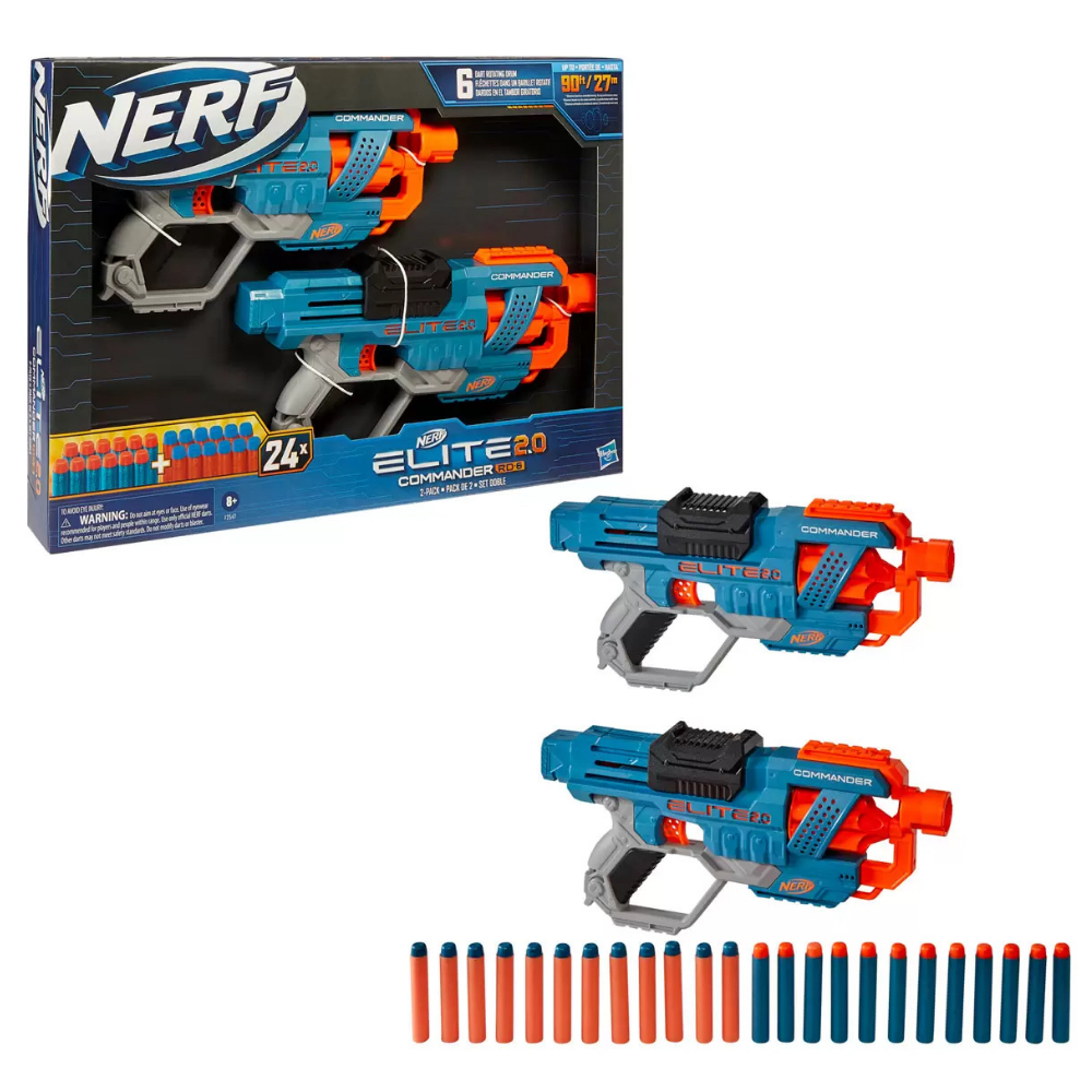 NERF - Ensemble de fusils Elite Commander 2.0