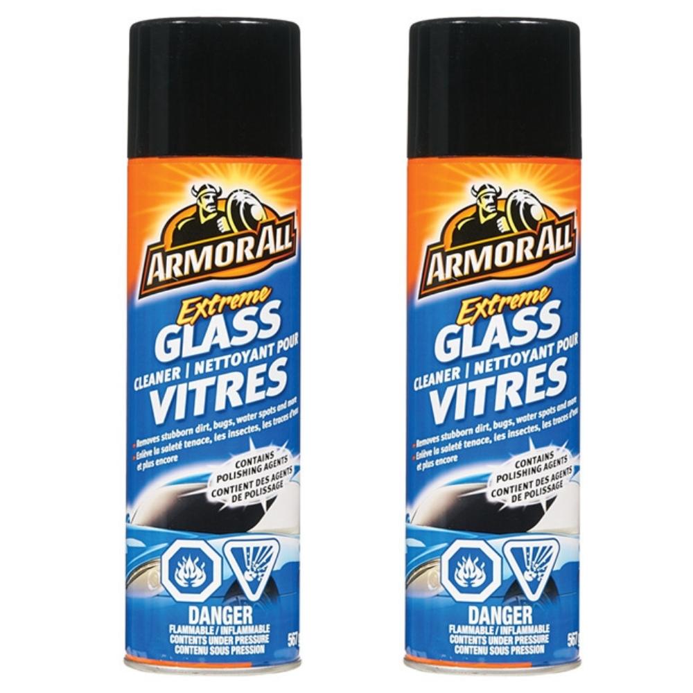 Armor All - Extreme - Glass cleaner, interior and exterior, 2 cans