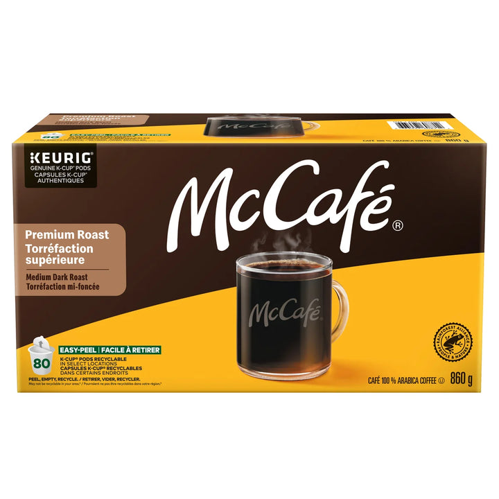 McCafé - Assortiments de Coffee Dosettes K-Cup, 80 unités