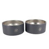Silver Paw - Set of Two Dog Bowls