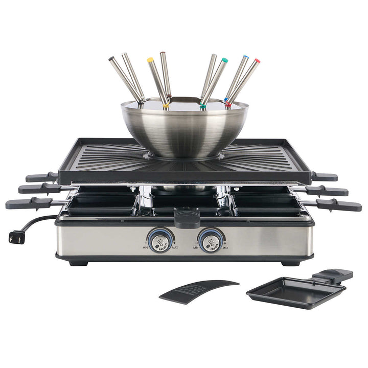 Trudeau 30-Piece Electric Grill and Fondue Combo Set