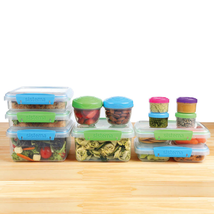 Sistema 28-Piece Food Storage Container Set
