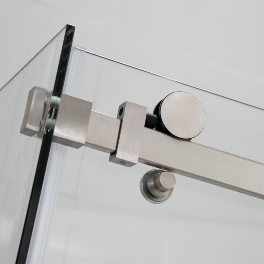 Ove - Douche en coin Kelsey de 48 x 32 po avec base