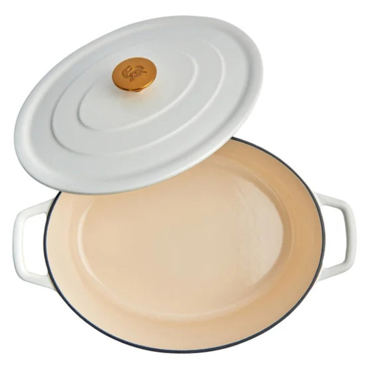 Chuck Hughes - Cocotte ovale en fonte, 5,2 L