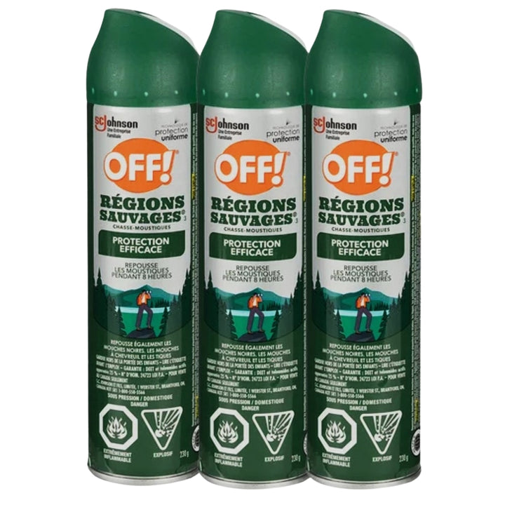 Johnson Deep Woods Insect Repellent - 3-Pack