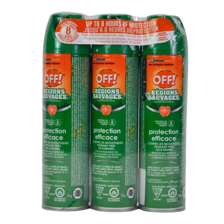 Johnson Deep Woods Insect Repellent - 3-Pack