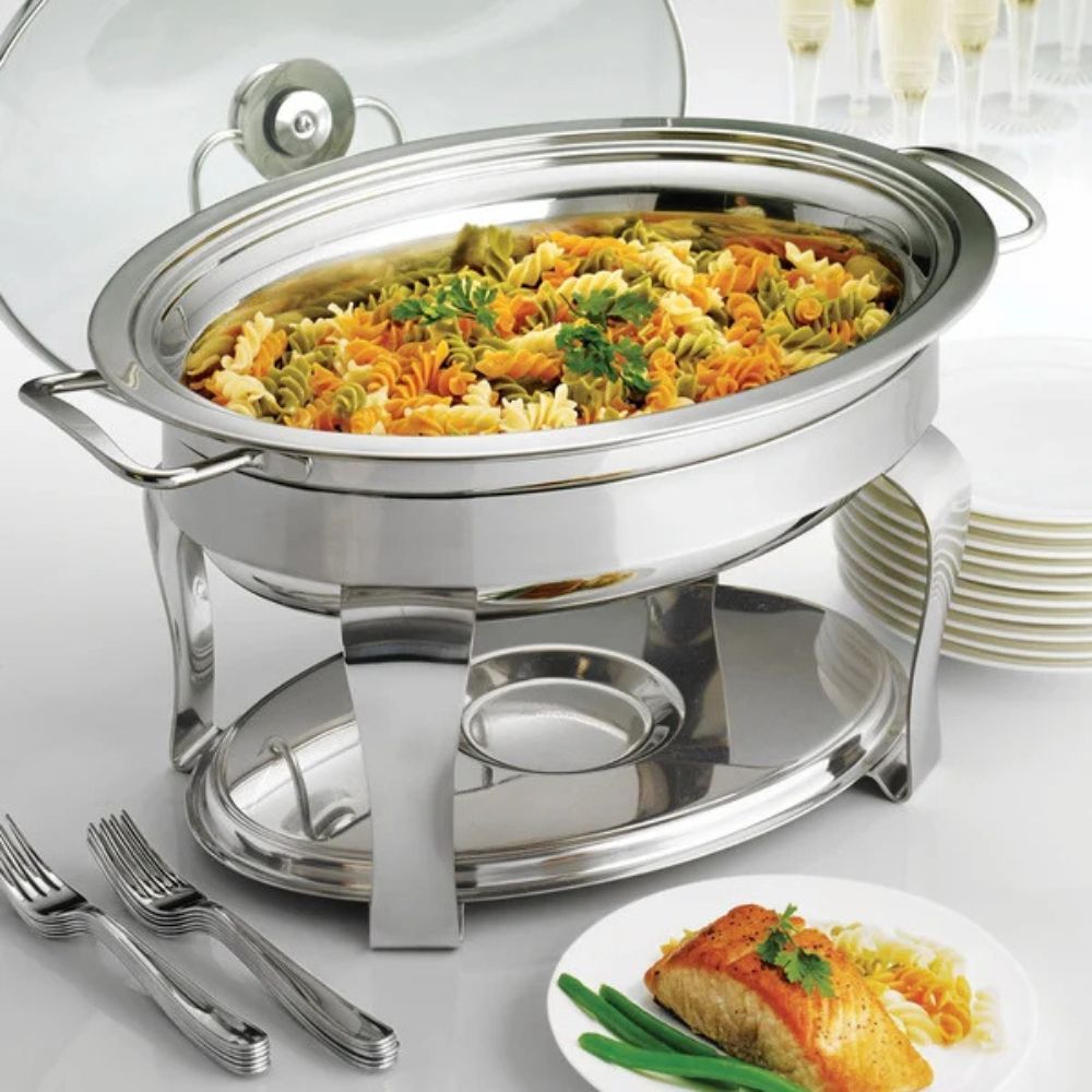 Tramontina Stainless Steel Oval Chafing Dish
