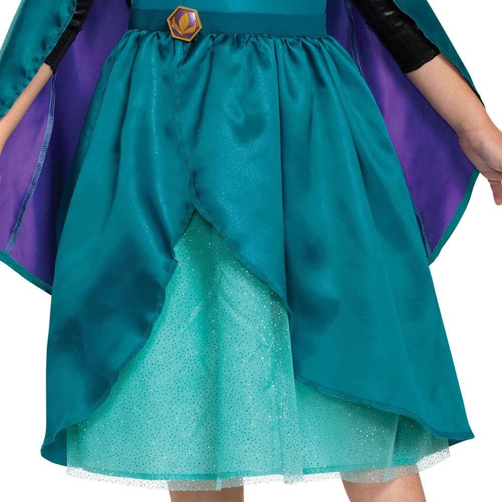 Disguise Disney Frozen II Anna Dress and Cape Costume