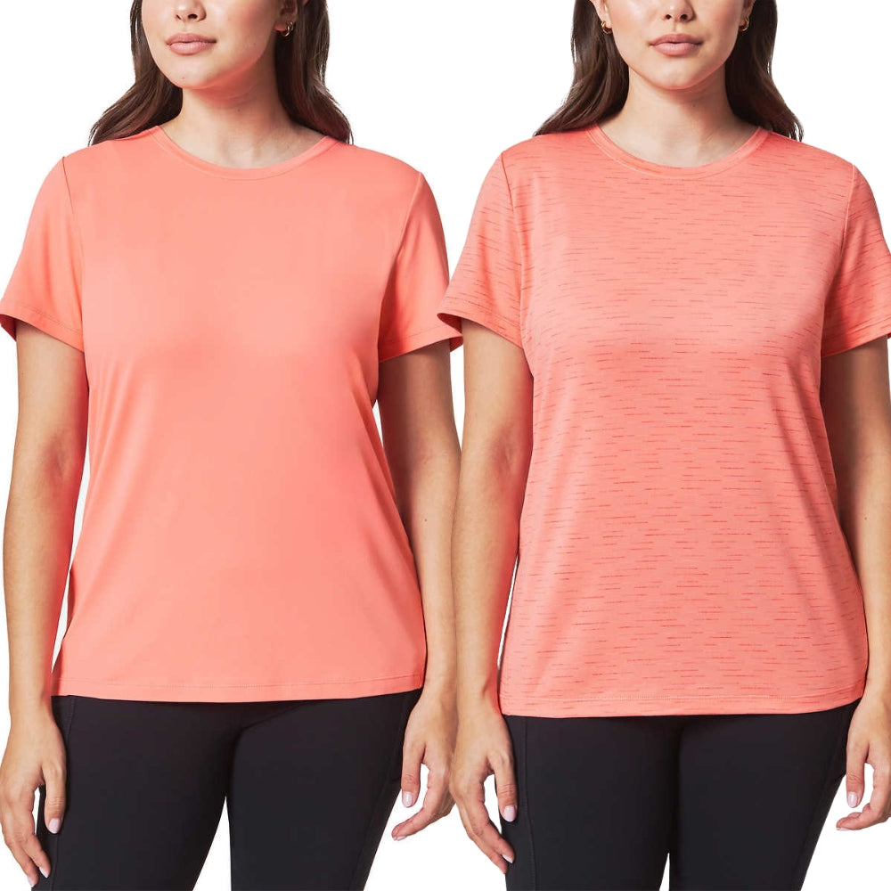 Mondetta Women's Sport T-Shirt Set, 2-Pack