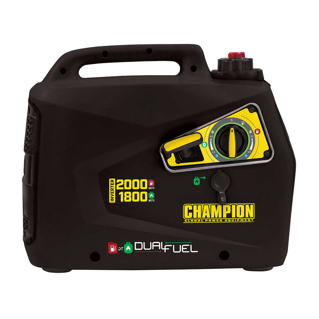 Champion 2000W Dual Fuel Portable Inverter Generator