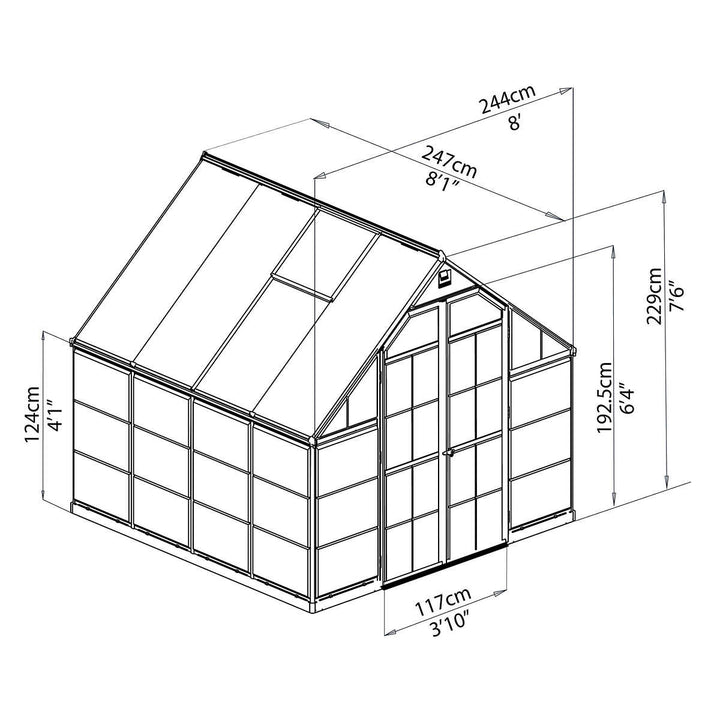 Palram - Hybrid Greenhouse