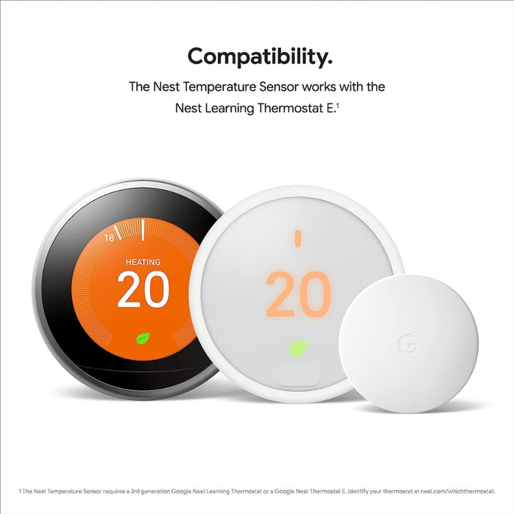 Google Nest Temperature Sensor - Thermostat T5000SF