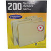 Continental Letter Size Manila File Folder - 200-Pack