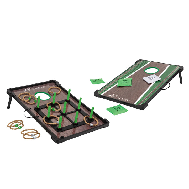 EastPoint Bean Bag Toss, Tic Tac Toss and Ring Toss Set