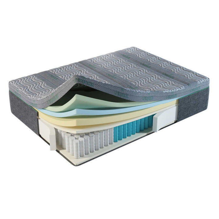 Springwall - Matelas chiropratique Green Hybrid, 35,5 cm (14 po)