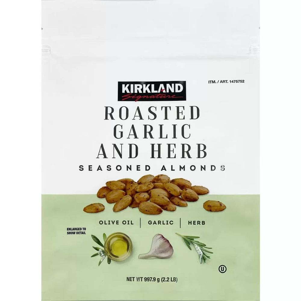 Kirkland Signature - Garlic and Herb Roasted Almonds