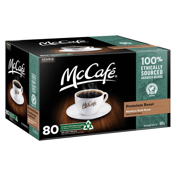 McCafé Premium Roast Coffee K-Cup Pods - 80-Pack
