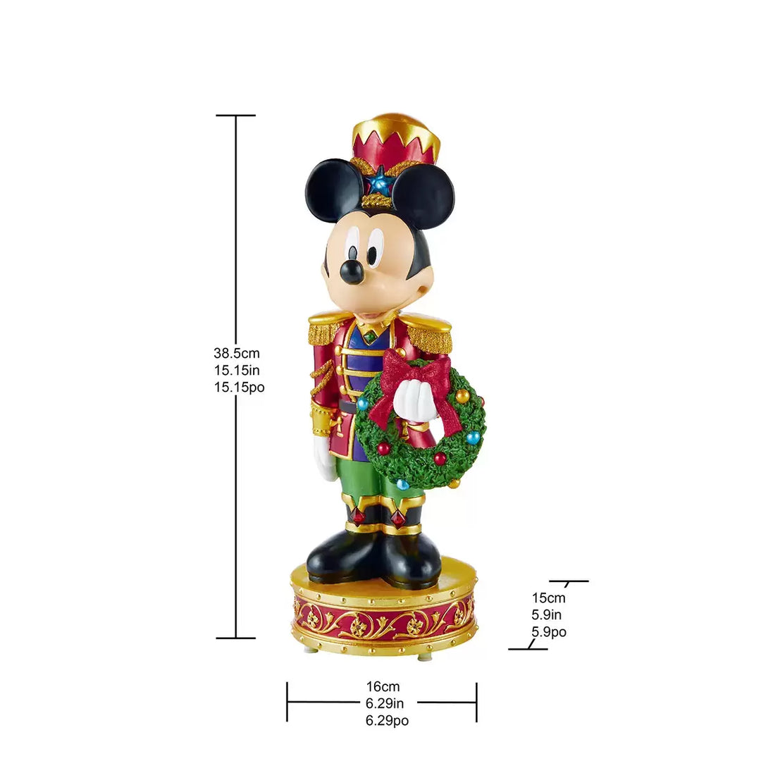 Disney Christmas Mickey and Dingo Nutcracker with LED Lights and Sounds