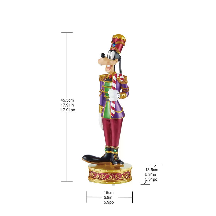Disney Christmas Mickey and Dingo Nutcracker with LED Lights and Sounds