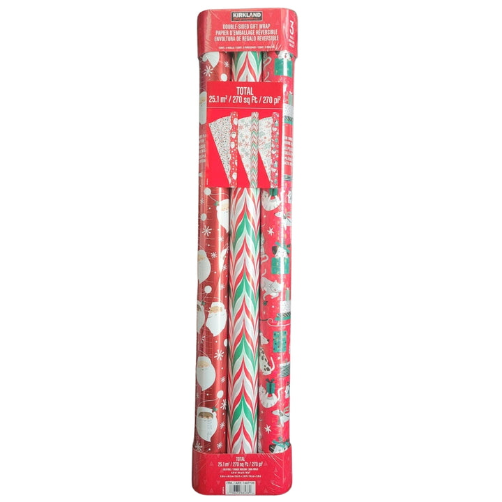 Kirkland Signature Double-Sided Gift Wrap - 3-Pack