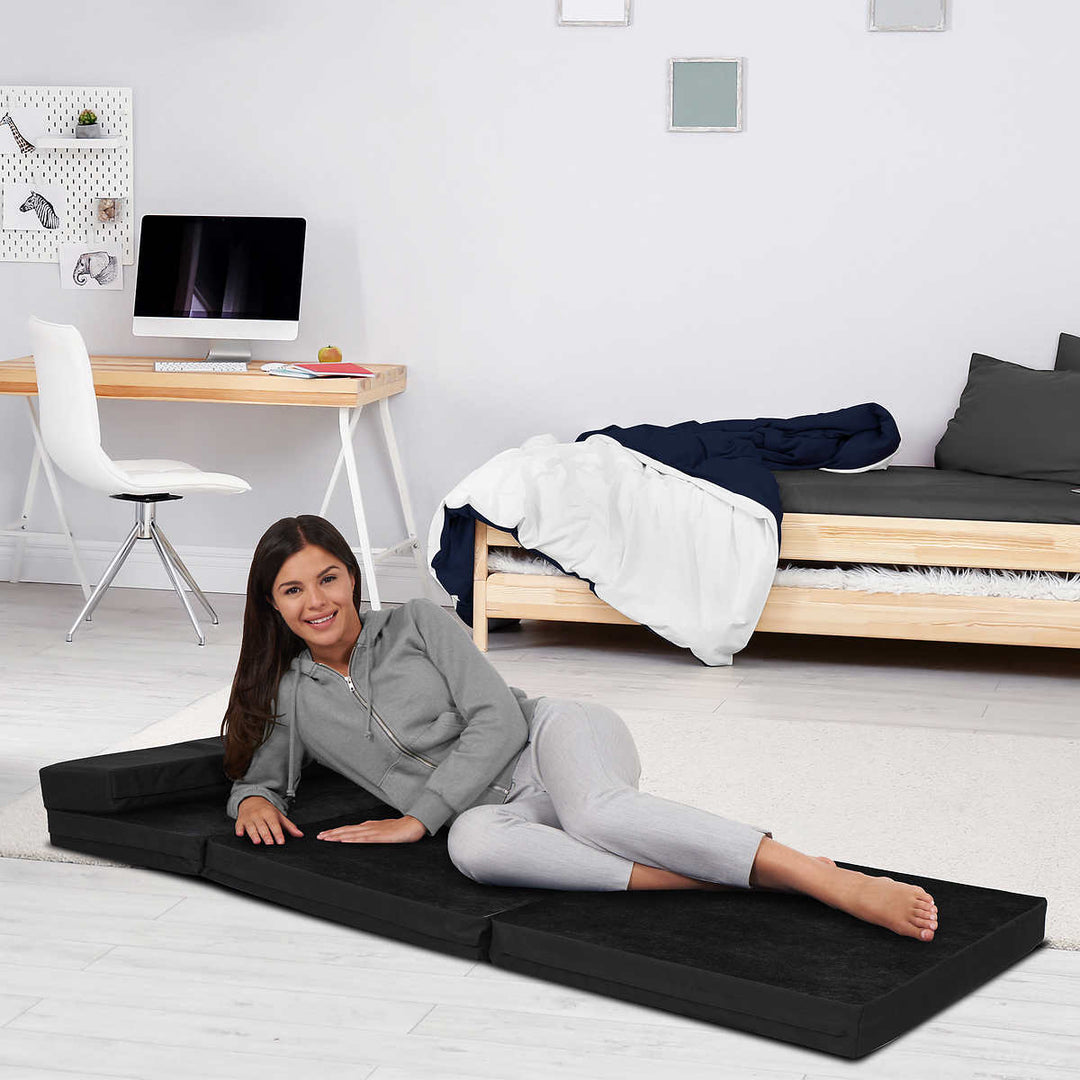 Lounge &amp; Co. - Multipurpose mattress with synthetic micromink top 