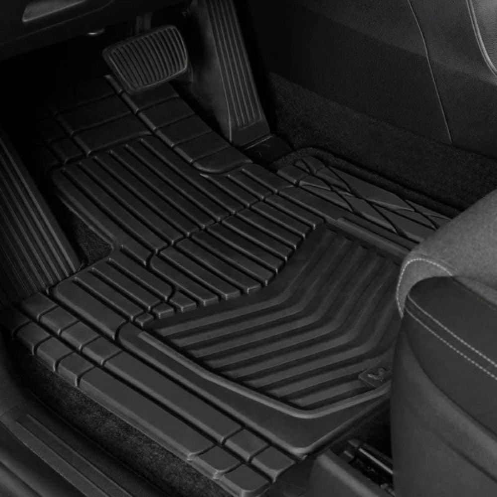 Michelin - Tapis de voiture recyclé, 4 pièces, noir