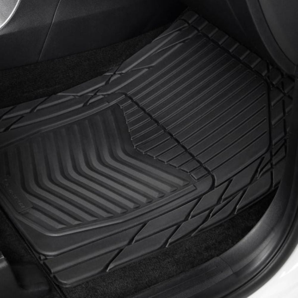 Michelin - Tapis de voiture recyclé, 4 pièces, noir