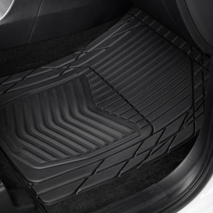 Michelin - Tapis de voiture recyclé, 4 pièces, noir