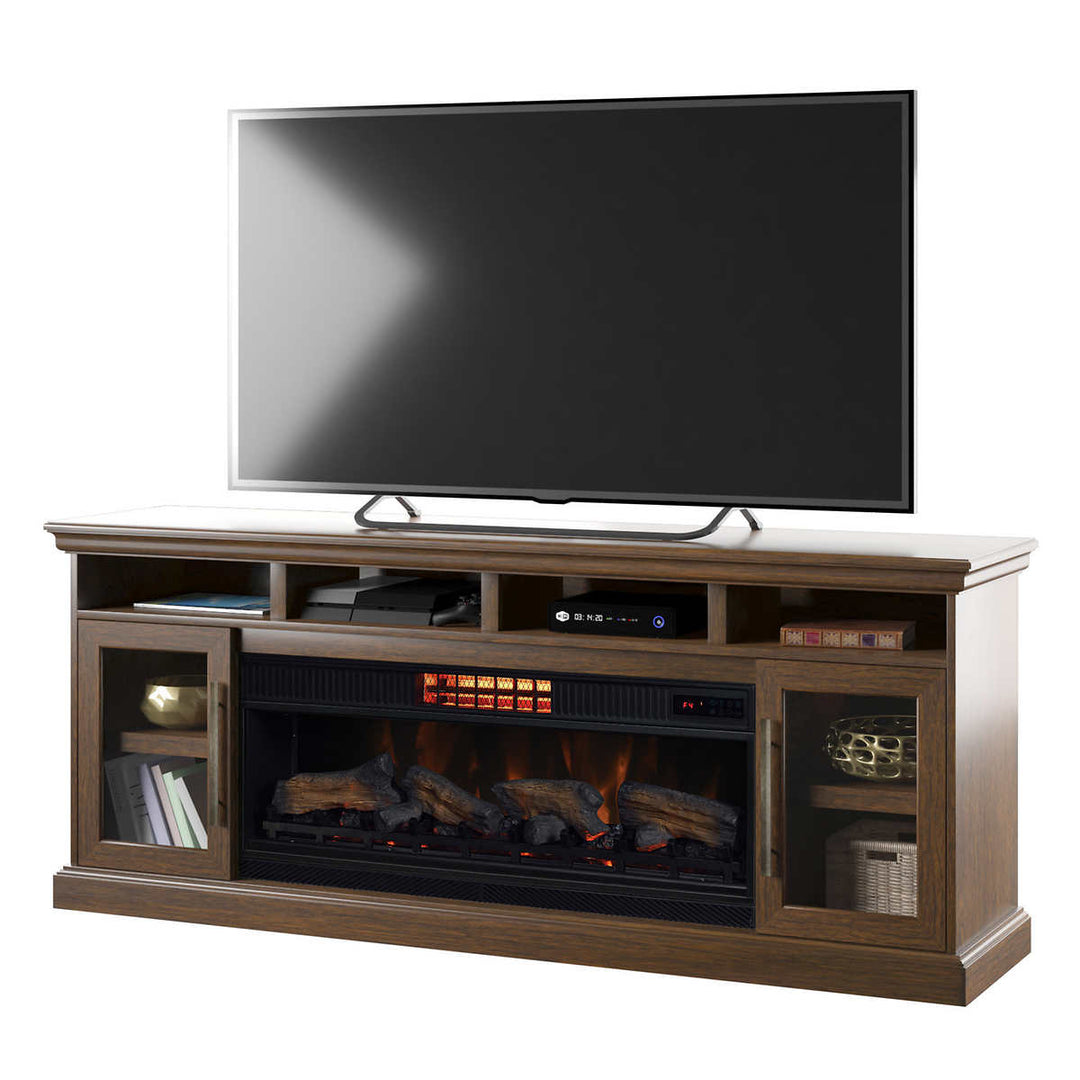 Tresanti Maxwell 74" Modern Fireplace Entertainment Center