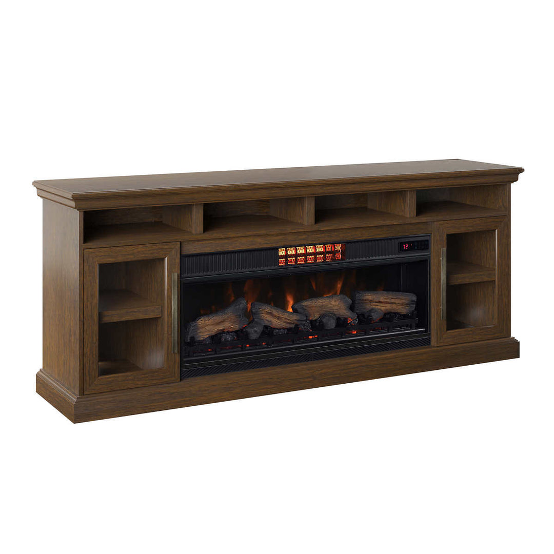 Tresanti Maxwell 74" Modern Fireplace Entertainment Center