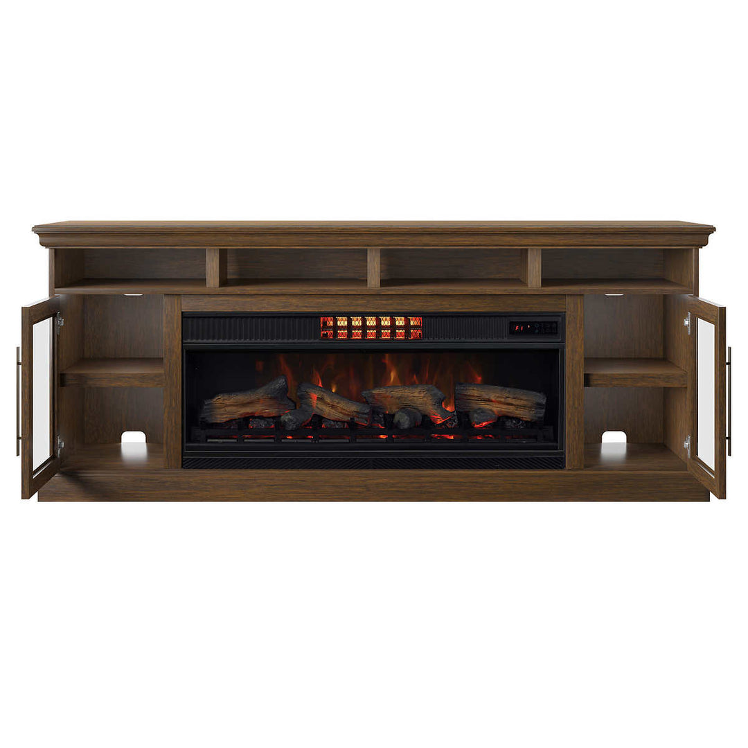 Tresanti Maxwell 74" Modern Fireplace Entertainment Center